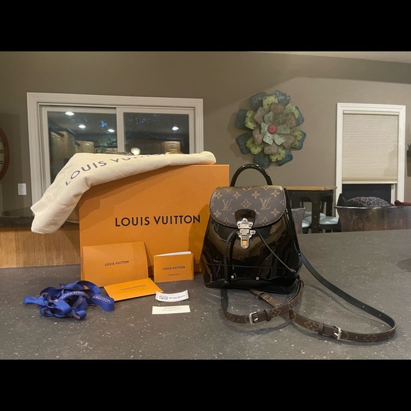 Authentic Louis Vuitton Hot Springs Patient Mini Vernice Leather Backpack - Picture 2 of 11